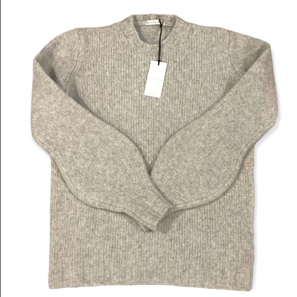 Wool Grey Knit Sweater, Maison Mere